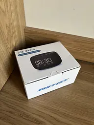 Настільний годинник з FM-радіо Buffbee BK11S з LED дисплеєм та нічником на 7 кольорів чорний (SKU-119) - мініатюра 8
