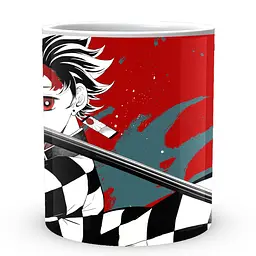 Кухоль GeekLand Kimetsu no Yaiba Клинок, який знищує демонів Танджиро KY 002.10 330 мл білий - мініатюра 2