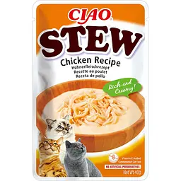 Пауч Inaba Ciao Stew для котів тушкована курка, 40 г