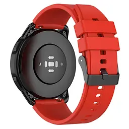 Ремінець для Samsung Galaxy Watch 5 Pro 45mm - червоний ширина кріплення 20мм силікон Watchbands GT (W45-2WB41890401) - мініатюра 2