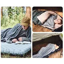 Підкладка для спального мішка Naturehike CNK2450WS024 фліс графіт - мініатюра 6