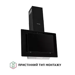 Витяжка декоративна похила Perfelli DN 6142 BL LED - мініатюра 2