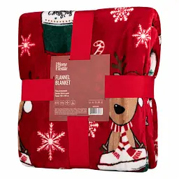 Плед Ardesto Flannel 160х200 см веселі олені (ART0117PB)
