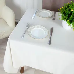 Скатертина ТЕП Aquastop водовідштовхувальна Milky White 150x220 см (С-04224_30319) - мініатюра 2