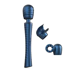Вібромасажер Dorcel Man.wand Edgy, 30 см (синій)