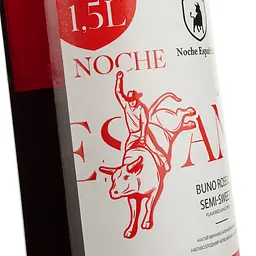 Напій винний Noche Espanola Buno Rosso червоний напівсолодкий 1.5 л - мініатюра 5