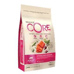 Сухий корм для стерилізованих котів Wellness CORE Sterilised Ocean з лососем