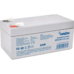 Акумулятор Merlion AGM 12V (12V/3.3Ah/39.6Wh) (GP1233F1/10743) [112461]