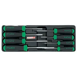 Набір викруток TORX T9-T40 8 од. у ложементі Toptul GAAT0807