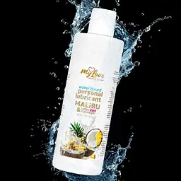 Лубрикант MyLove Aroma Series IntimMassage 2in1 Malibu, 300 мл - мініатюра 3