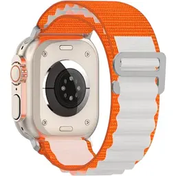 Ремінець DK CDK для Apple Watch 44mm (Series 4 / 5 / 6 / SE1 / SE2) Polyester Alpine Loop (015586) (orange /