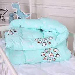 Набір дитячий MirSon зима Kids Time 20-0030 Lambs 110x140 см бавовна: ковдра з подушкою (2200009671142) - мініатюра 5