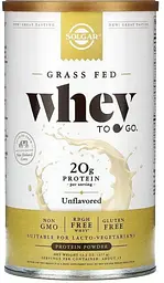 Сироватковий протеїн Solgar Grass Fed Whey To Go 377 г без вкуса