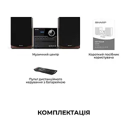 Музичний центр Sharp XL-B517D(BR) Brown - мініатюра 2