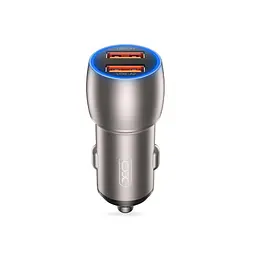 Зарядний пристрій XO 2xUSB QC3.0 36W black (СC52-BK)