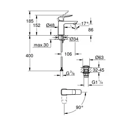 Змішувач Grohe QuickFix 1018612430 - мініатюра 5