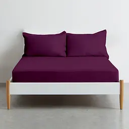 Набір наволочок і простирадла Cosas PLUM CS1 90 x 200 см (Set_77CherryDark_50x70_90x200x20) - мініатюра 2