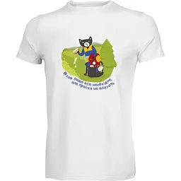 Футболка Fram Кіт-новачок L Біла (1044-id_10446)