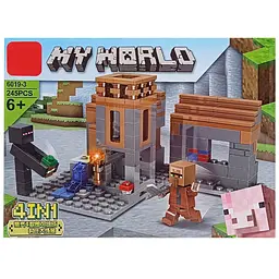 Конструктор дитячий My World Minecraft, LD6019, 181-245 деталей, (В асортименті) - мініатюра 2