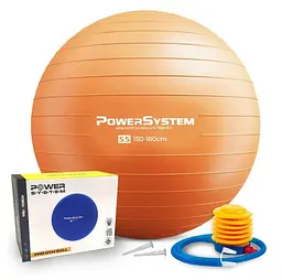 М'яч для фітнесу (фітбол) Power System PS-4011 Ø55 cm PRO Gymball Orange (PS-4011_55cm_Orange)