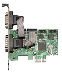 Плата розширення Frime PCI-E x1 to RS232 (4 порти), WCH384L (ECF-PCIEto4SWCH384.LP)