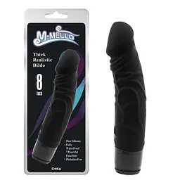 Реалістичний вібратор M-Mello Thick чорний 19,5см