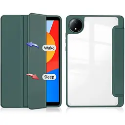 Чохол-книжка BeCover Soft Edge TPU з кріпленням для стілусу для Xiaomi Redmi Pad SE 8.7" Dark Green (712566) - мініатюра 2