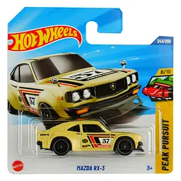 Базова машинка Hot Wheels Peak Pursuit Mazda RX-3 жовта (5785) JBB47-N521   