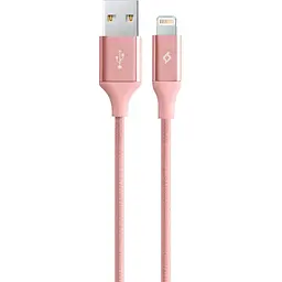 Кабель Ttec USB - Lightning (M/M), AlumiCable, 1.2 м, Рожево-золотистий (2DK16RA)