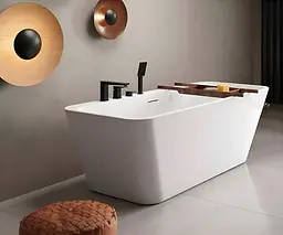 Ванна акрилова Radaway Gloria 160x73 пристінна з ніжками (WA1-54-160x073U) - мініатюра 3