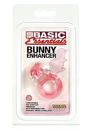 Ерекційне кільце з вібрацією CalExotics Bunny Enhancer 6 см рожевий - мініатюра 2