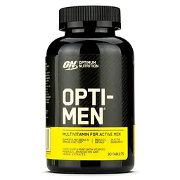 Вітаміни та мінерали Optimum Nutrition Opti-Men (EU), 90 таблеток Покращує пам'ять та когнітивні функції