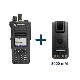Рація Motorola DP4800E VHF AES 256 + акумулятор 3000 mAh з type-c - мініатюра 2