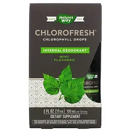 Хлорофіл у краплях Nature's Way Chlorofresh Chlorophyll Drops смак м'яти 59 мл - мініатюра 2