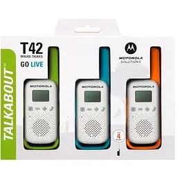 Портативна рація Motorola TALKABOUT T42 Triple Pack (B4P00811MDKMAW) - мініатюра 12