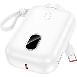 Зовнішній акумулятор Hoco J130 Peak 10000mAh 20W White [126283] - мініатюра 5