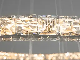 Люстра LED Diasha 7201-8W/580+400+200HR 66W, хром, дизайнерський стиль, регульована висота, пульт ДУ - мініатюра 5