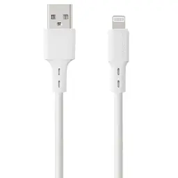 Кабель FLEX USB - Lightning 2.4A 1m (GF-AL124WH) Білий - мініатюра 2