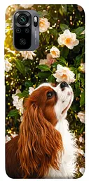 TPU чохол Demsky Flower spaniel для Xiaomi Redmi Note 10 / Note 10s