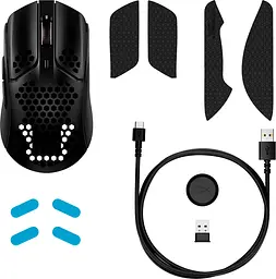 Миша HyperX Pulsefire Haste Wireless Black (4P5D7AA) [82123] - мініатюра 7