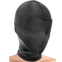 Капюшон для Бдсм із закритими очима та ротом Fetish Tentation Closed Hood (чорний) - мініатюра 4