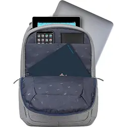 Рюкзак для ноутбука Rivacase 15.6" 7760 Grey (7760Grey) - мініатюра 3