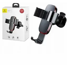 Автотримач Baseus Metal Age Gravity Car Mount SUYL-D0G темно-сірий - мініатюра 7