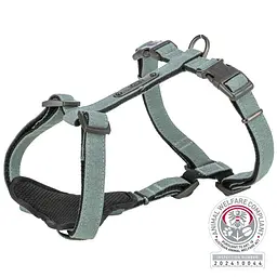 Шлея Trixie CityStyle H-harness для собак бавовна L-XL 75-120 см 25 мм світло-зелений - мініатюра 9