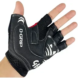 Велорукавиці Good Bike D-Grip короткий палець розмір L червоні (94506Red-IS) - мініатюра 6