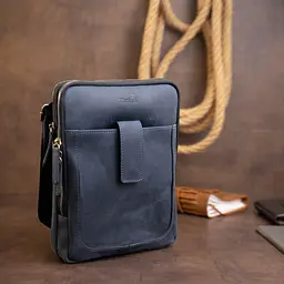 Чоловіча шкіряна сумка SHVIGEL 20х26,5х4,5 см sum0013958 - мініатюра 6