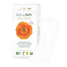 Органічні щоденні прокладки Eco by Naty Large 28 шт.