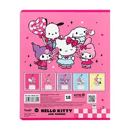 Зошит Kite Hello Kitty and Friends, 18 аркушів, лінія (HK26-237), в асортименті - мініатюра 2