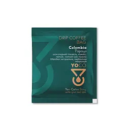 Дріп-кава YoCo Drip Colombia Popayan Decaf (12 г х 5 шт.) - мініатюра 2