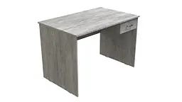 Стіл комп'ютерний Бад Ferrum-decor 750x1100x700 ДСП Бетон 16 мм (FRD-104775) - мініатюра 3